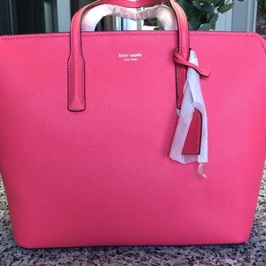 Kate spade large tote,salmon color